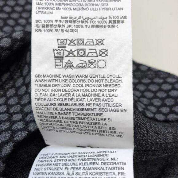 Smartwool Merino Wool 250 Base Layer Crew Shirt Women’s Medium Gray Long Sleeve - Picture 8 of 11